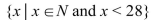 <strong>Write the set using set-builder notation: {1, 3, 5, . . . , 27}</strong> A) B) C) D)