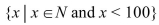 <strong>Which set is finite?</strong> A) B){2, 4, 6, 8, 10, 12, . . .} C) D)