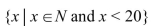 <strong>Which set is infinite?</strong> A) B) C) D){3, 5, 7, . . ., 99}