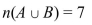 <strong>Let U = { is a natural number 15} = { is an odd natural number} = { is a prime number}. Find n( . Note: prime numbers are 2, 3, 5, 7 ,11, 13, 17, 19.</strong> A) B) C) D)