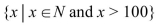 <strong>Which set is finite?</strong> A){2, 4, 6, 8, 10, 12, . . .} B) C) D)