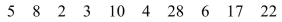 <strong>Find the mode. </strong> A)7 B)8 C)10.5 D)No mode