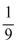 <strong>In the game of rock, paper, scissors, two people play, and it's equally likely that you will win, lose, Or tie. Find the probability of losing twice in a row.</strong> A) B) C) D)