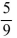 <strong>In the game of rock, paper, scissors, two people play, and it's equally likely that you will win, lose, Or tie. Find the probability of losing at least once in two tries.</strong> A) B) C) D)