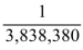 <strong>In one lottery game, contestants pick six numbers from 1 through 40 and have to match all six for The big prize (in any order). What's the probability you'll win if you buy one ticket?</strong> A) B) C) D)