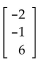 <strong>Determine the size of the matrix. </strong> A) 1 B) 3 C) 1 × 3 D) 3 × 1