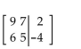 <strong>Write the augmented matrix for the system. </strong> A) B) C) D)