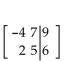 <strong>Write the augmented matrix for the system. </strong> A) B) C) D)