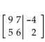 <strong>Write the augmented matrix for the system. </strong> A) B) C) D)