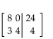 <strong>Write the augmented matrix for the system. </strong> A) B) C) D)