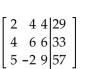 <strong>Write the augmented matrix for the system. </strong> A) B) C) D)