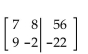 <strong>Write the augmented matrix for the system. </strong> A) B) C) D)