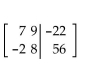 <strong>Write the augmented matrix for the system. </strong> A) B) C) D)