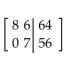 <strong>Write the augmented matrix for the system. </strong> A) B) C) D)