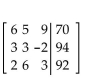 <strong>Write the augmented matrix for the system. </strong> A) B) C) D)