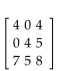 <strong>Write the augmented matrix for the system. </strong> A) B) C) D)