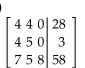 <strong>Write the augmented matrix for the system. </strong> A) B) C) D)