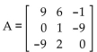 <strong>For the given matrix A, find -A. </strong> A) B) C) D)