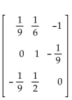 <strong>For the given matrix A, find -A. </strong> A) B) C) D)