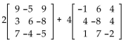 <strong>Perform the indicated operation, if possible. </strong> A) B) C) D)
