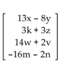 <strong>Perform the indicated operation, if possible. </strong> A) B) C) D)