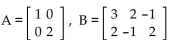 Given matrices A and B, find the indicated matrix if possible. - Find AB.