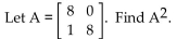 Find the indicated power of the matrix A. - 