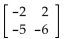 Find the inverse of the matrix, if possible. - 