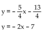 Use Cramer's rule to solve the system. - 