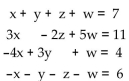 Use Cramer's rule to solve the system. - 