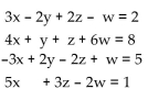 Use Cramer's rule to solve the system. - 