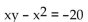 Solve the system. -   