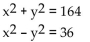 Solve the system. - 