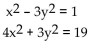 Solve the system. - 