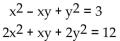 Solve the system. - 