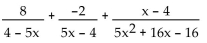 Perform the indicated operation and simplify. - 