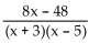 Decompose into partial fractions. - 