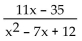 Decompose into partial fractions. - 