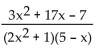 Decompose into partial fractions. - 