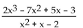 Decompose into partial fractions. - 