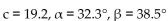 <strong>Solve the triangle. Approximate values to the nearest tenth when appropriate. </strong> A) B) C) D) No solution