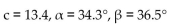 <strong>Solve the triangle. Approximate values to the nearest tenth when appropriate. </strong> A) B) C) D) No solution