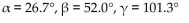 <strong>Solve the triangle. Approximate values to the nearest tenth when appropriate. </strong> A) B) C) D) No solution