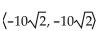 <strong>Find the magnitude and direction angle (to the nearest tenth) for each vector. Give the measure of the direction angle as an angle in [0,360°].  </strong> A) 40; 45° B)   C) 20; 45° D) 20; 225° <div style=padding-top: 35px> 