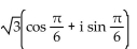 Write the complex number in the form a + bi. - 