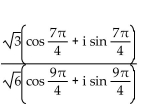 Perform the indicated operation. Write the answer in the form a + bi. -
