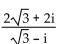Perform the operation using trigonometric form. Write the answer in the form a + bi -