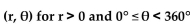 For the point given in rectangular coordinates, find equivalent polar coordinates -