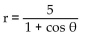 For the given polar equation, write an equivalent rectangular equation. -
