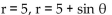 Graph the pair of polar equations on a calculator, together on the same screen, and use the trace feature to estimate the polar coordinates of all points of intersection of the curves. Round to the nearest hundredth, if necessary. -